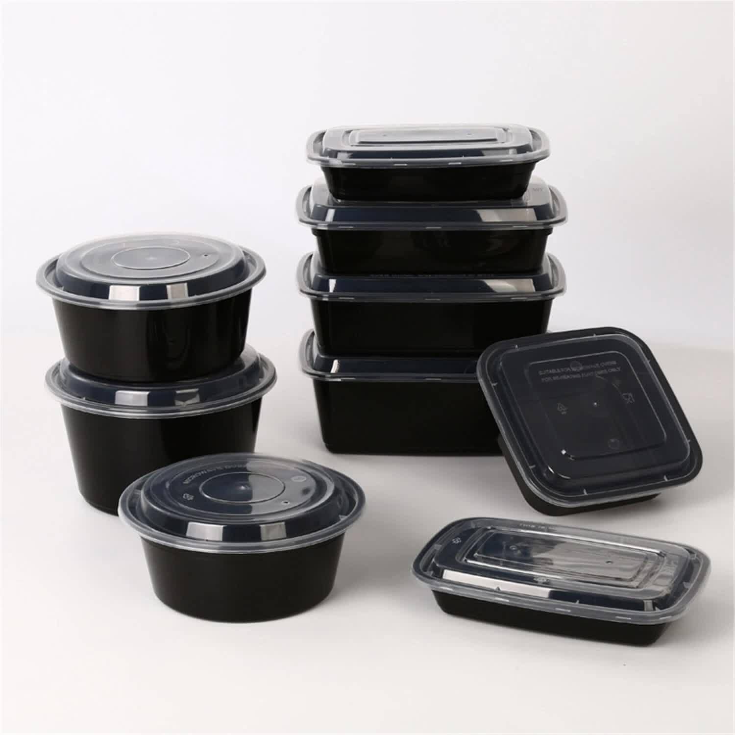 Plastic Food Containers with Tight Lids